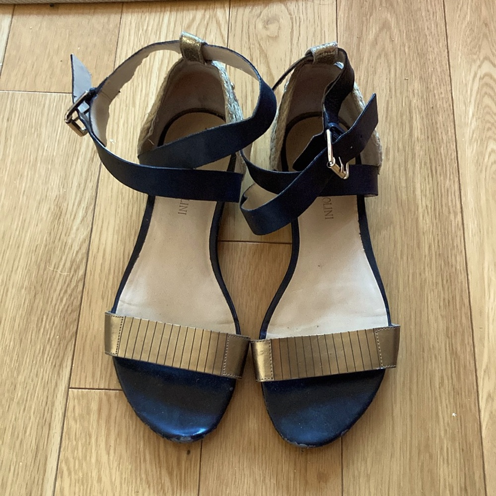 Cute Strap Gold Sandals